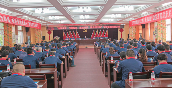 公司召開“違規(guī)決策、違規(guī)投資、違規(guī)擔(dān)保、違規(guī)招投標(biāo)”專項整治動員大會